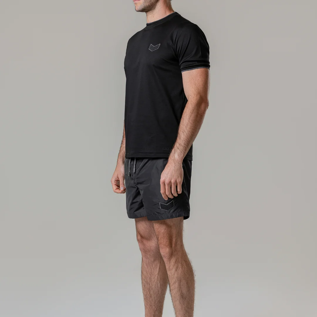 Black Chevron T-Shirt - Image 7