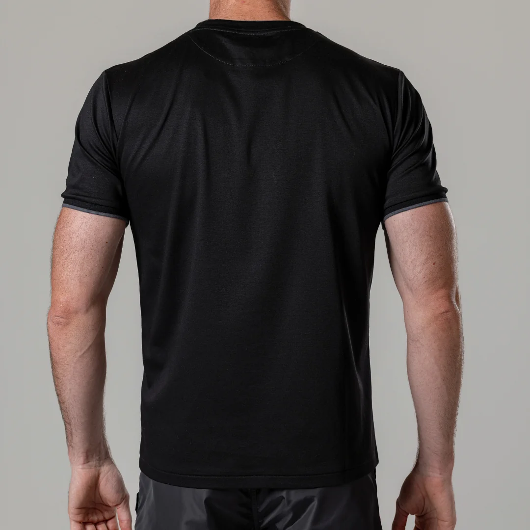 Black Chevron T-Shirt - Image 8