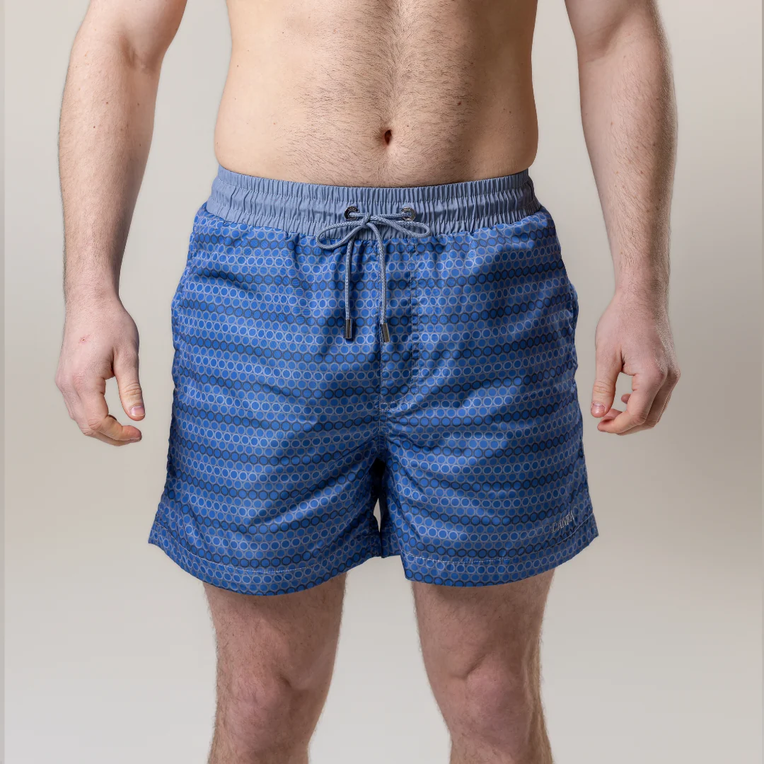 Coastal Blue Circles Swim Shorts - Image 10