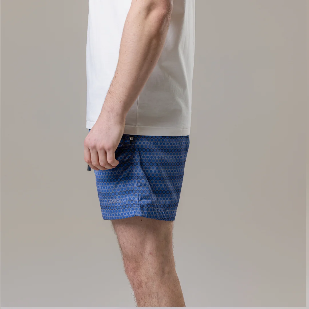 Coastal Blue Circles Swim Shorts - Image 12