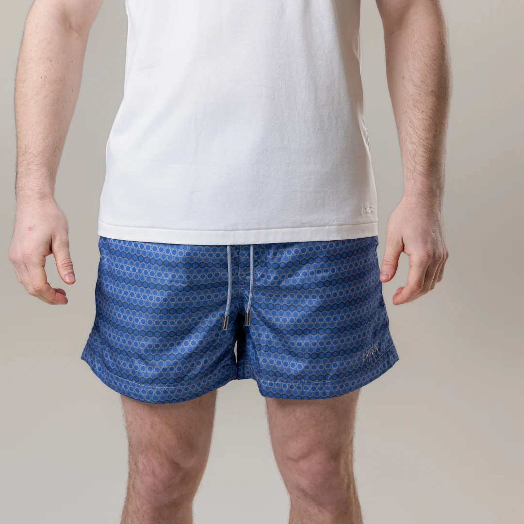Coastal Blue Circles Swim Shorts - Image 17
