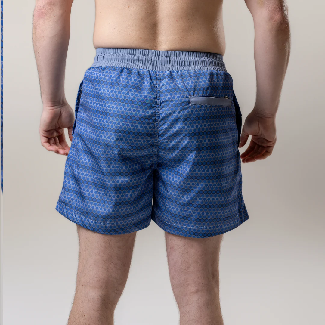 Coastal Blue Circles Swim Shorts - Image 8