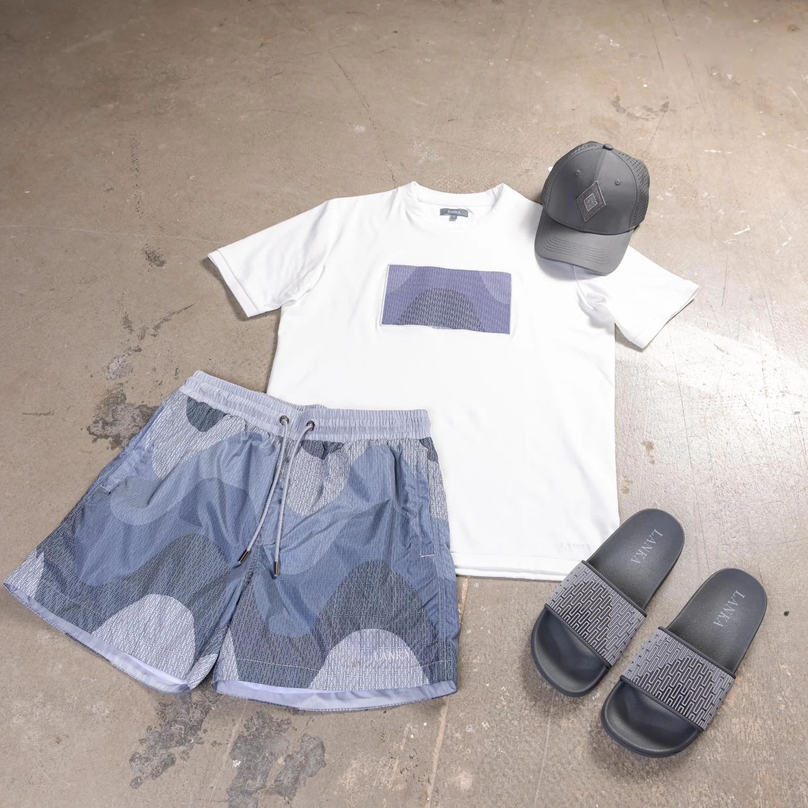 Grey Waves Set