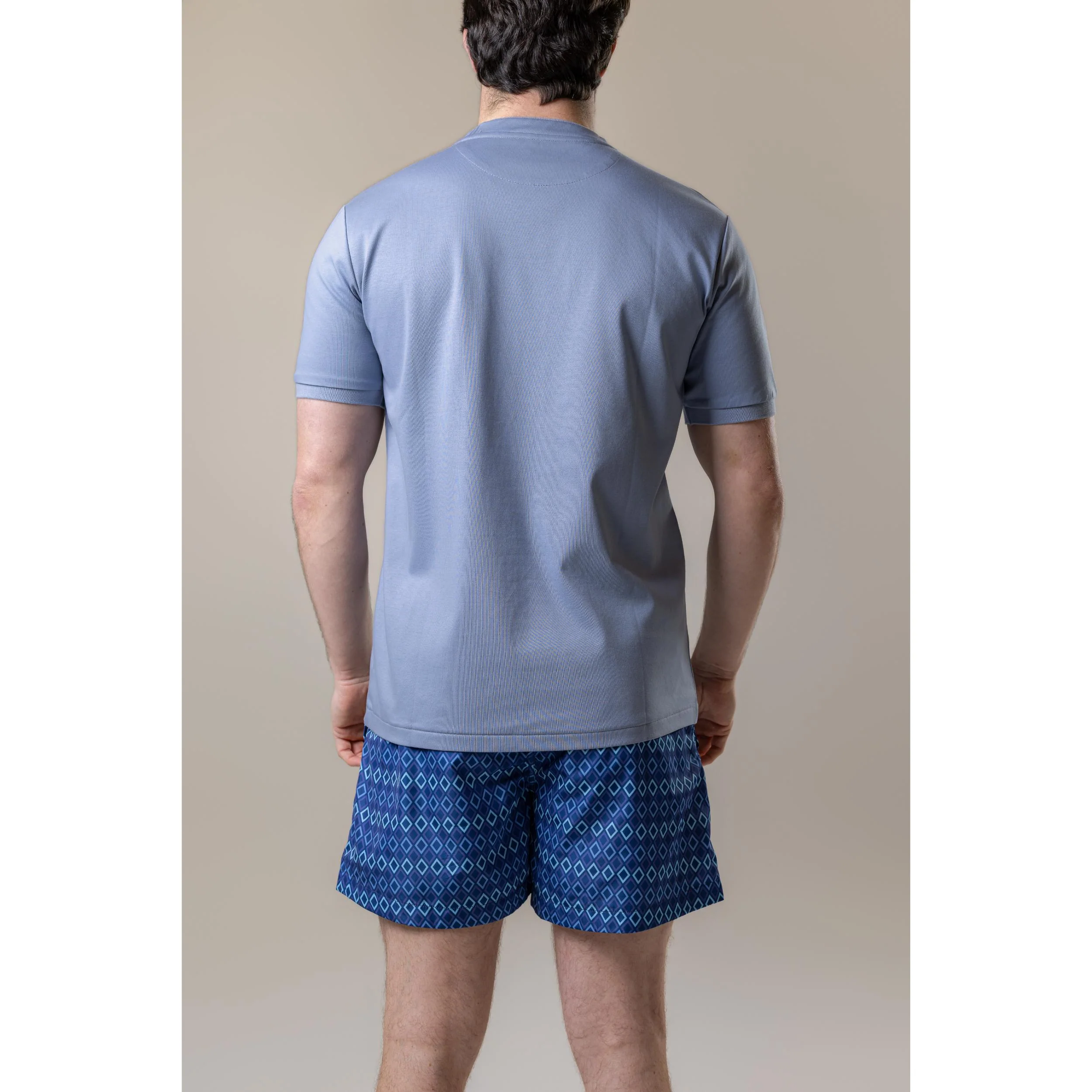 Navy Diamond Swim Shorts - Image 14