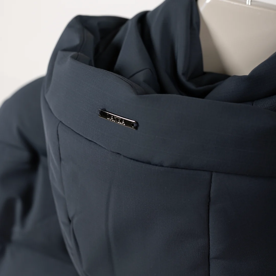 Navy Performance Down Coat - Image 7
