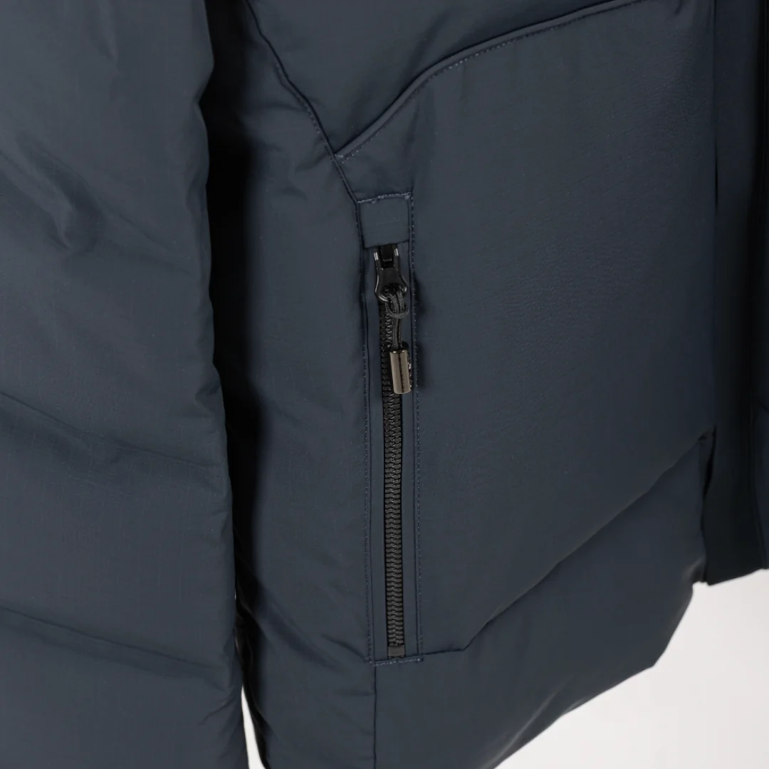 Navy Performance Down Coat - Image 8