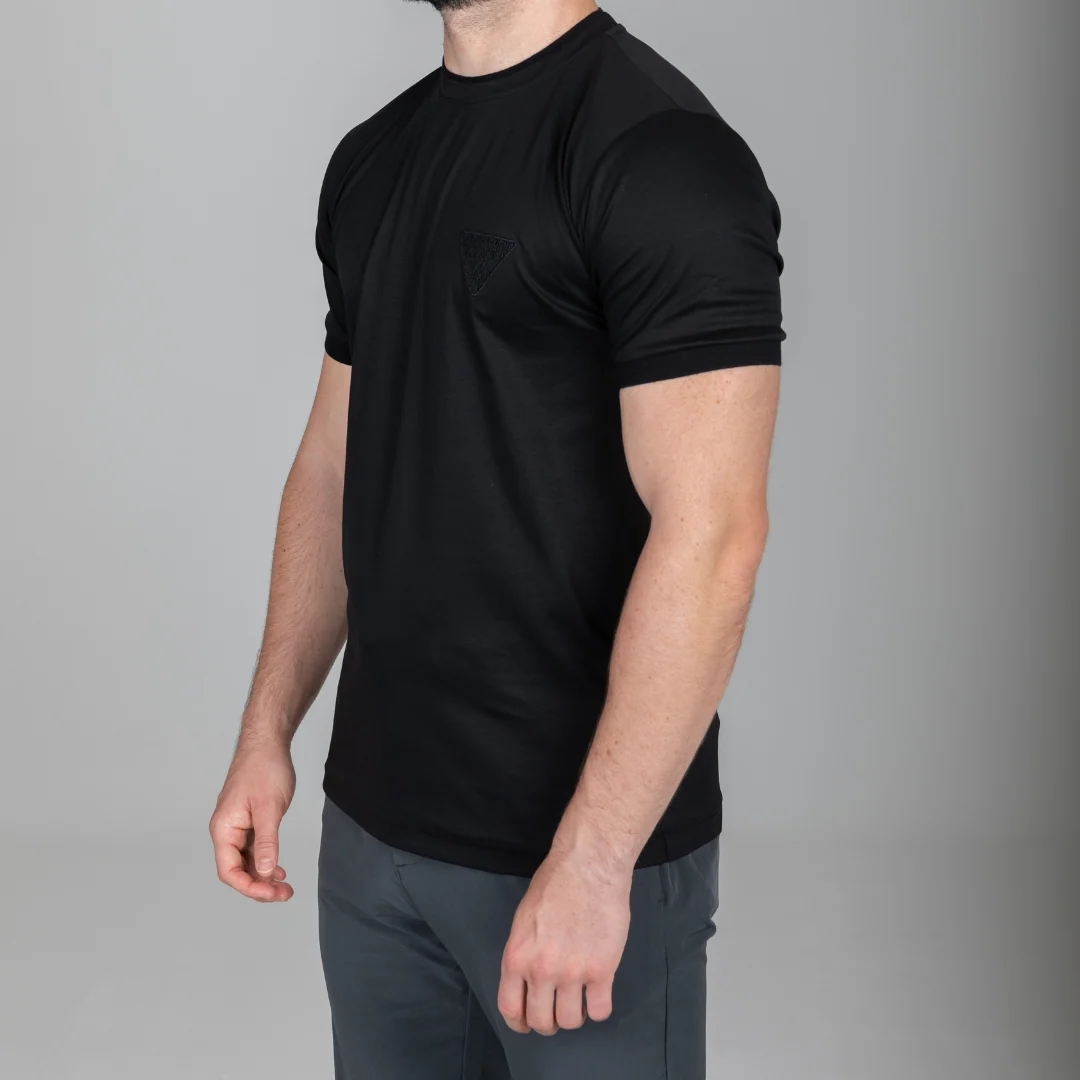 Premium Black Triangle T-Shirt - Image 5