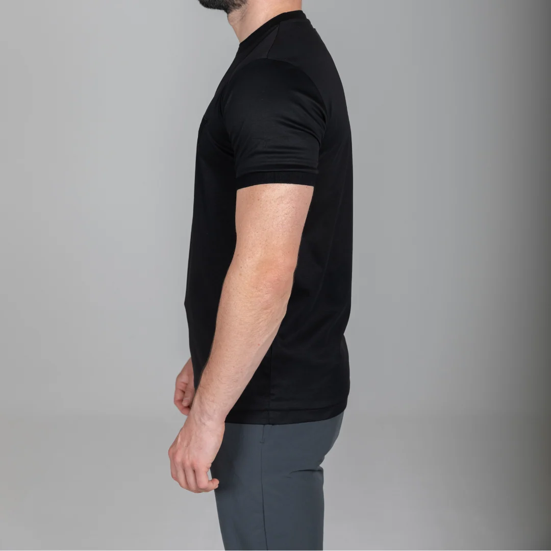 Premium Black Triangle T-Shirt - Image 6