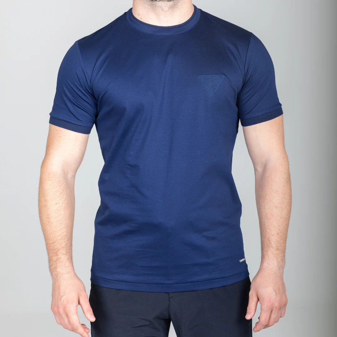 Premium Navy Triangle T-Shirt
