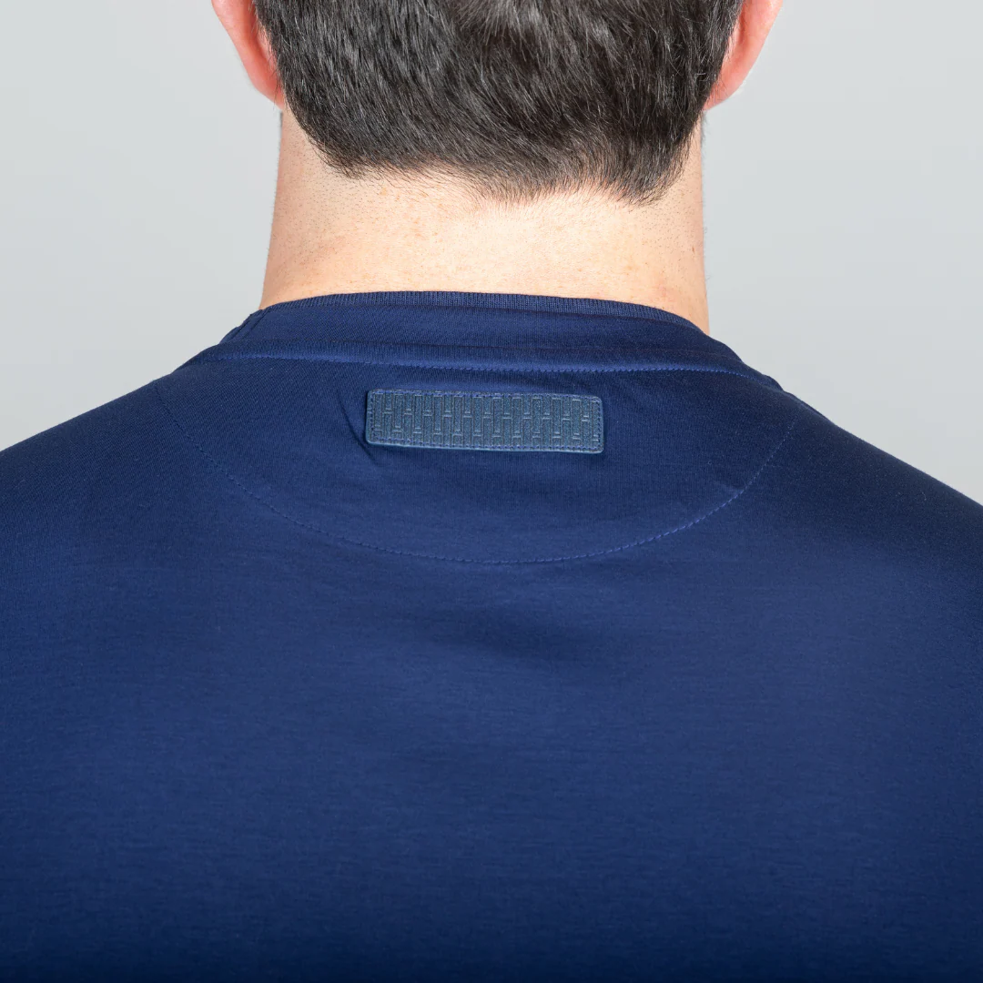 Premium Navy Triangle T-Shirt - Image 2