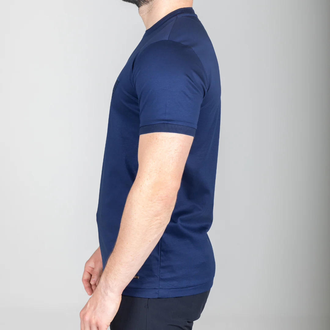 Premium Navy Triangle T-Shirt - Image 6