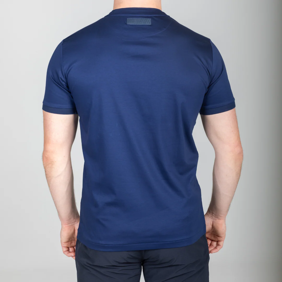 Premium Navy Triangle T-Shirt - Image 7