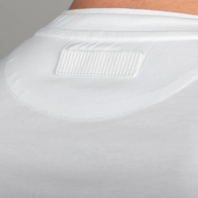 Premium White Triangle T-Shirt - Image 2