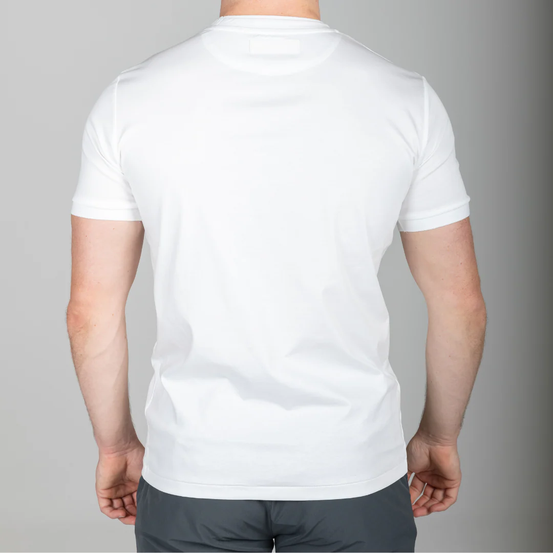 Premium White Triangle T-Shirt - Image 7