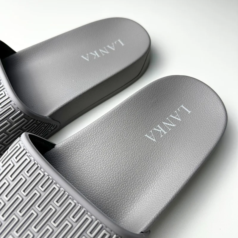 Steel Grey | Light Grey Pattern Sliders - Image 4