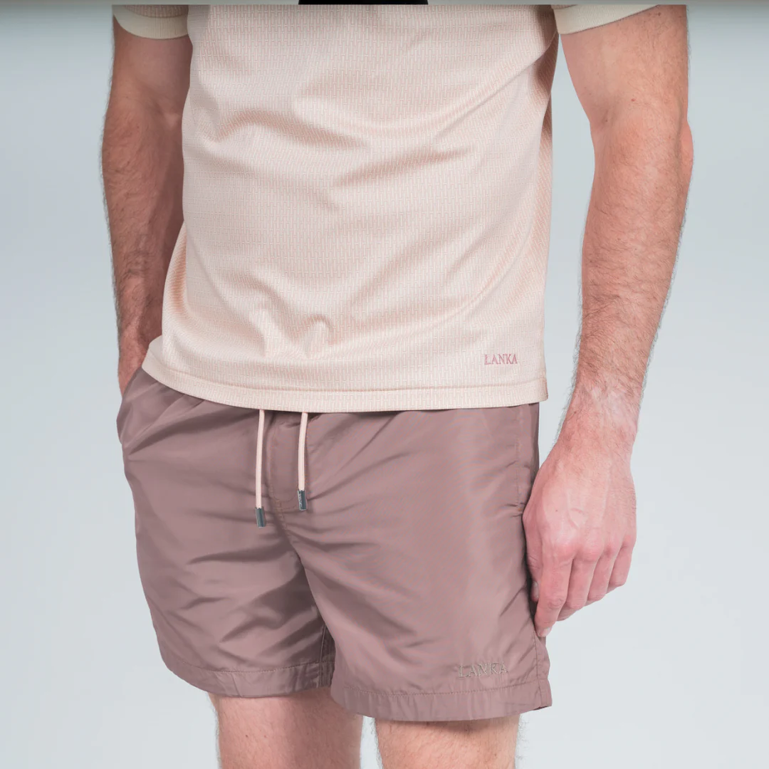 Taupe Full Pattern T-Shirt - Image 5