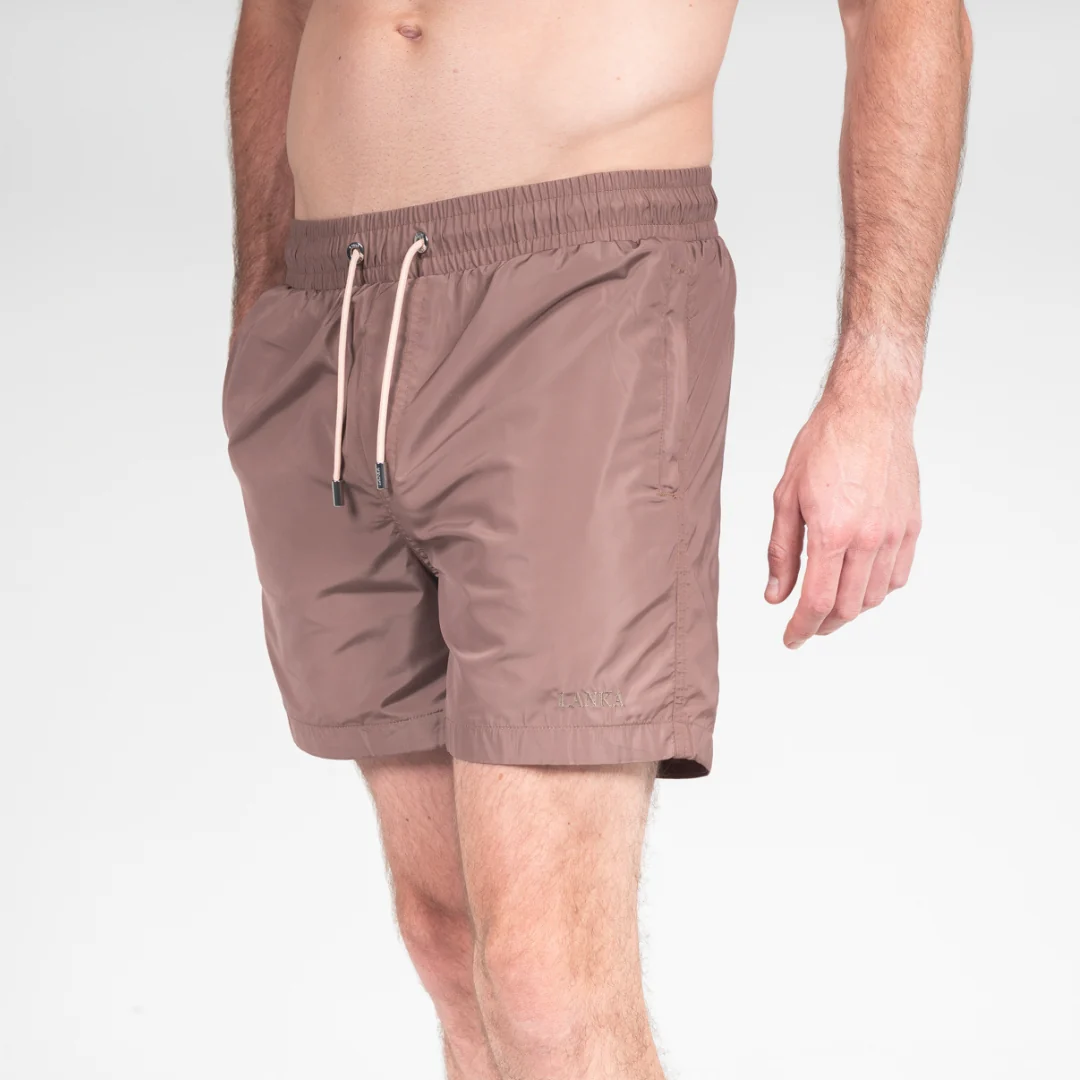 Taupe Swim Shorts - Image 10