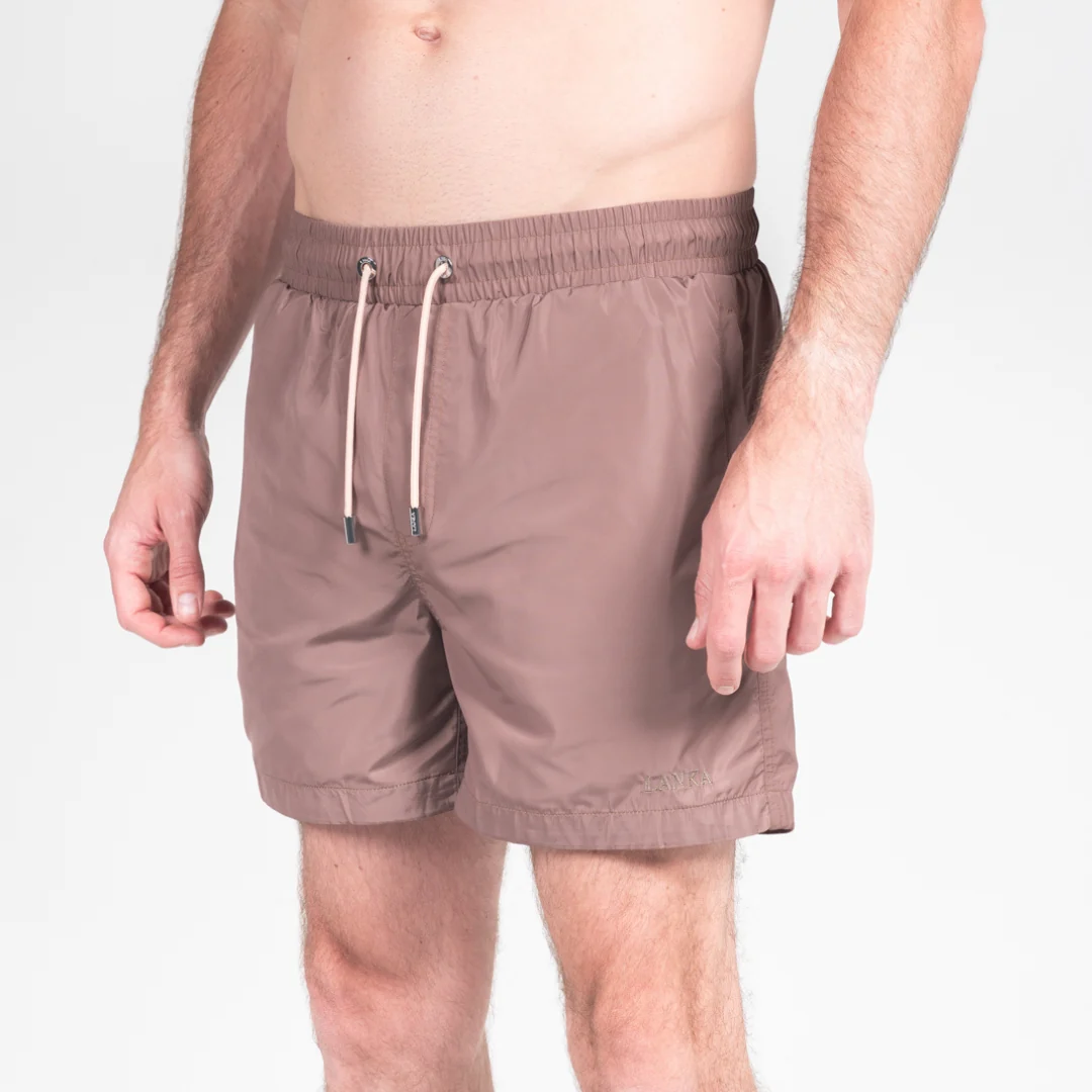 Taupe Swim Shorts - Image 2
