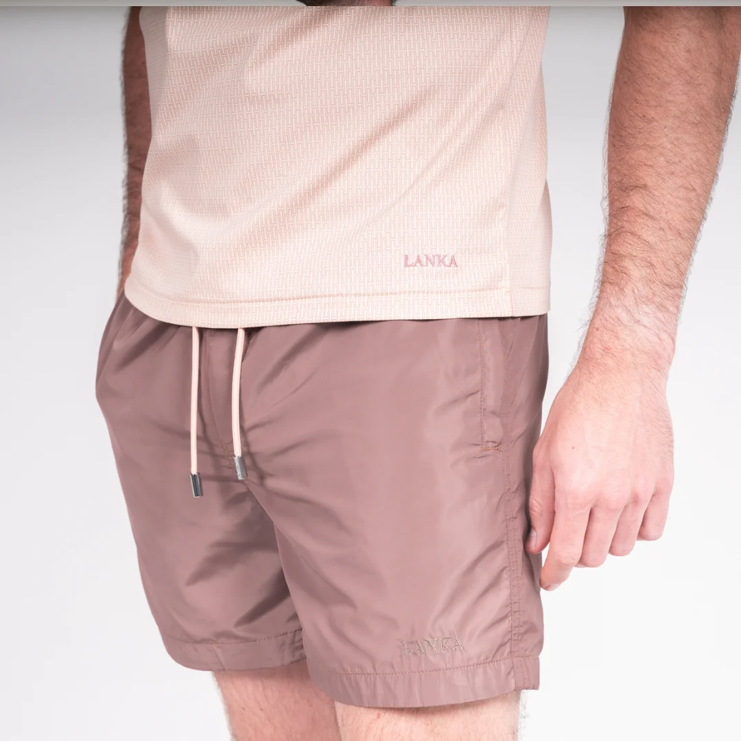 Taupe Swim Shorts - Image 3