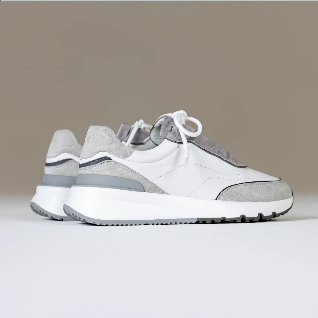 White & Grey Luxe Runners - Image 4