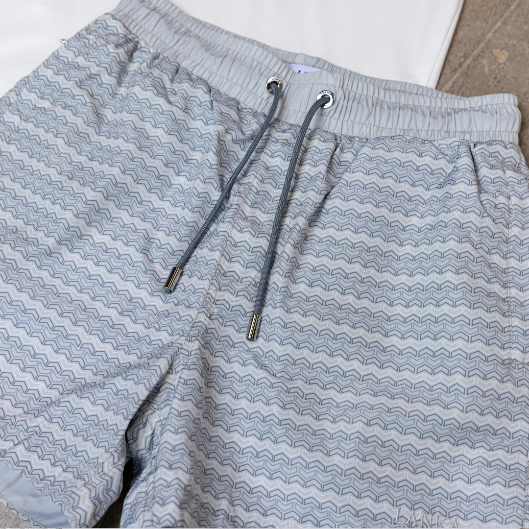 White | Light Grey Chevron Set - Image 3