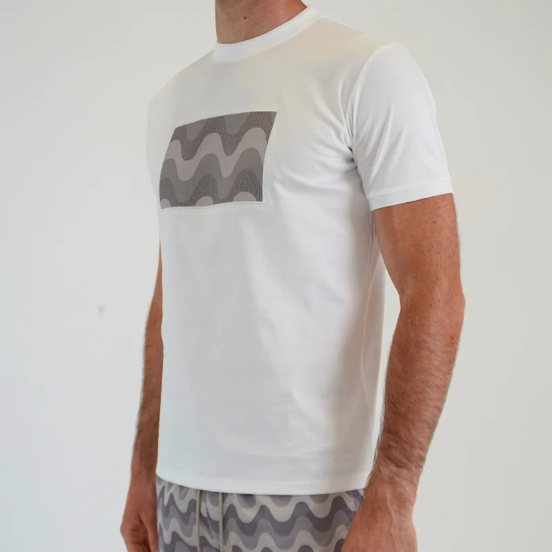 White Waves T-Shirt - Image 4