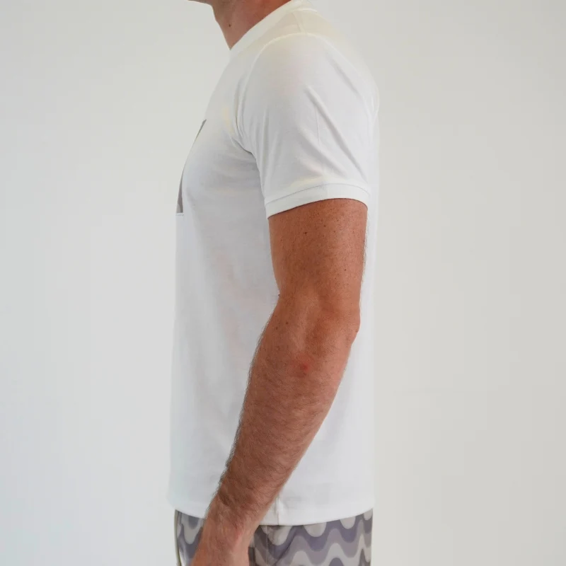 White Waves T-Shirt - Image 6