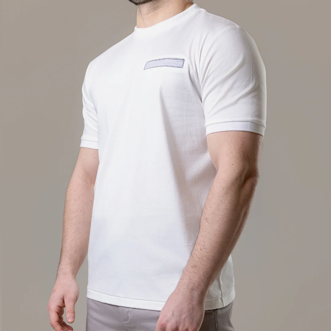 White with Stone Pocket T-Shirt - Image 14
