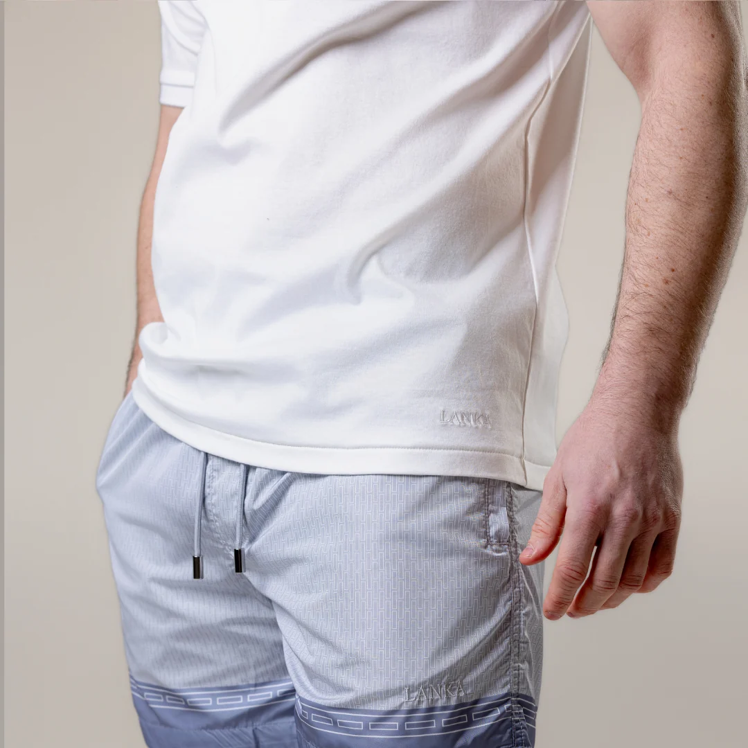 White with Stone Pocket T-Shirt - Image 7