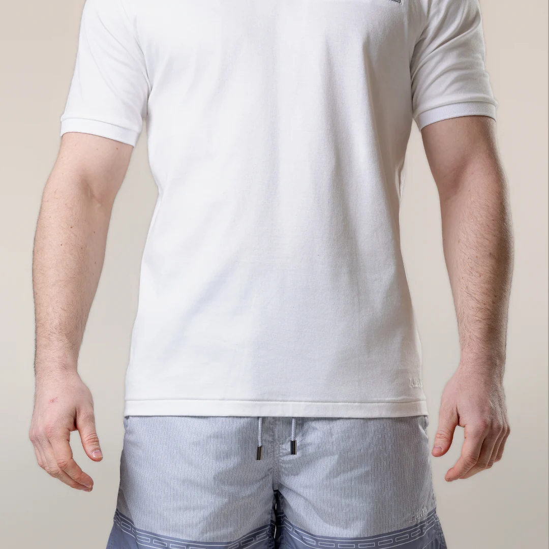 White with Stone Pocket T-Shirt - Image 9